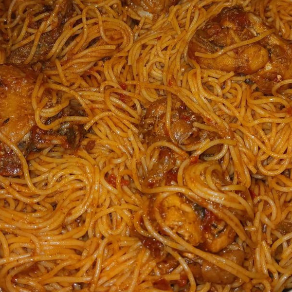 Jollof Spaghetti