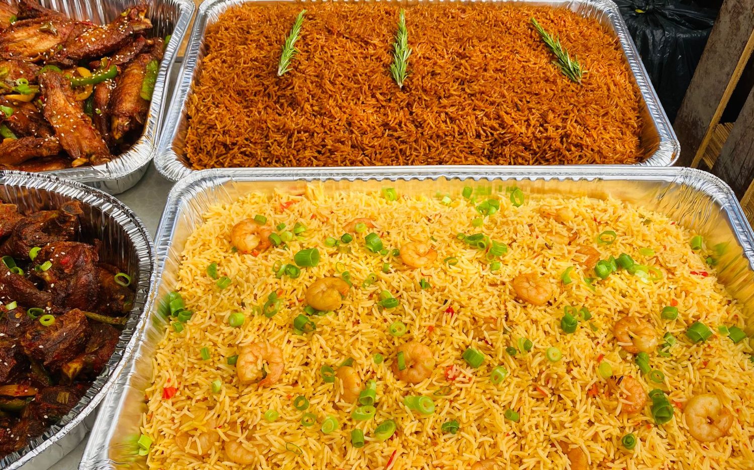 Catering spread